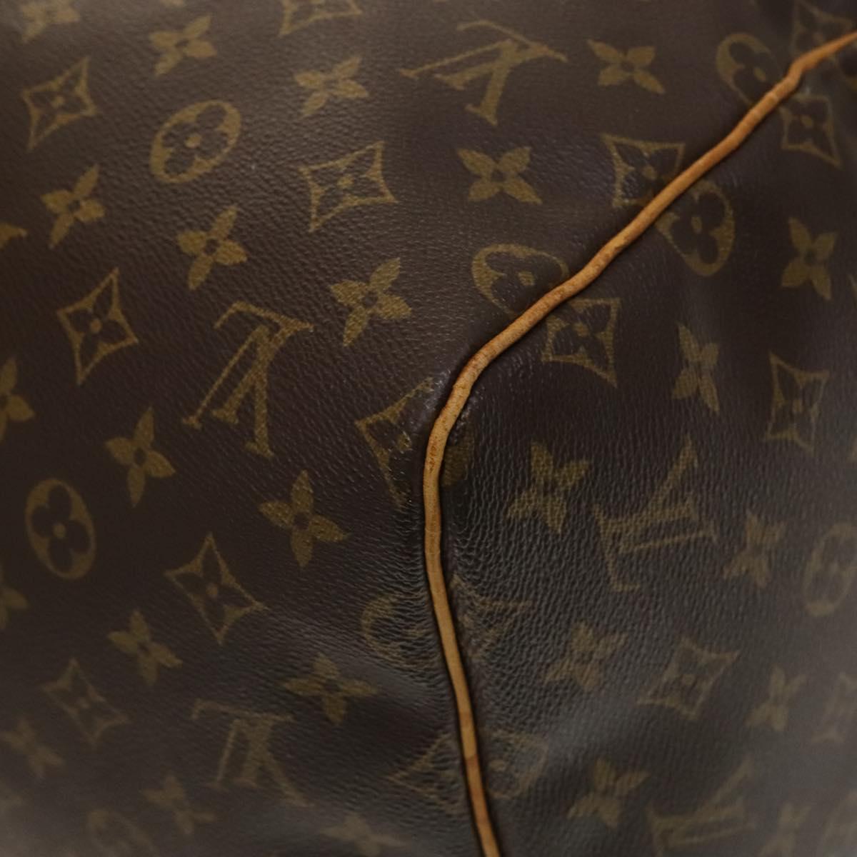 LOUIS VUITTON Monogram Keepall 55 Boston Bag M41424 LV Auth 121191