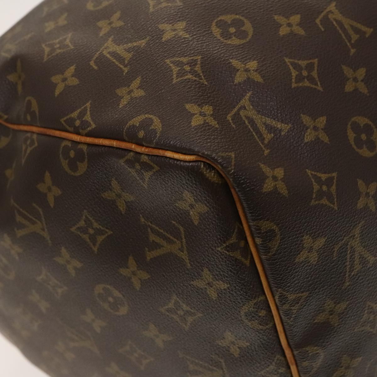 LOUIS VUITTON Monogram Keepall 55 Boston Bag M41424 LV Auth 121191