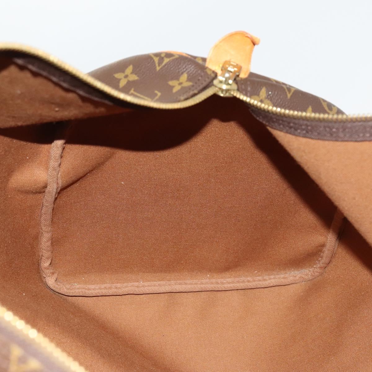 LOUIS VUITTON Monogram Keepall 55 Boston Bag M41424 LV Auth 121191