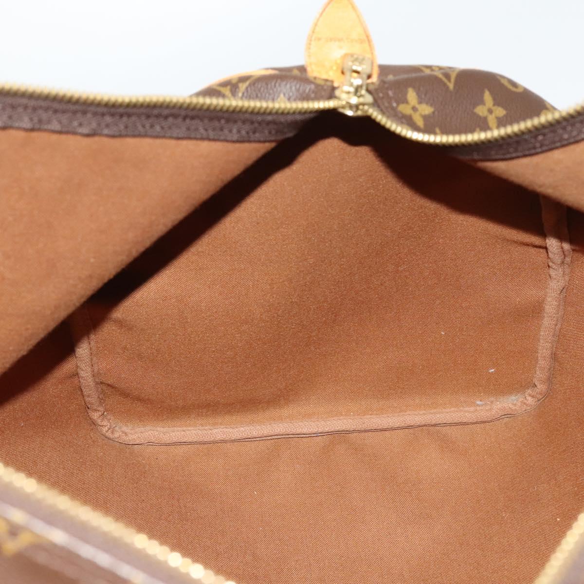 LOUIS VUITTON Monogram Keepall 55 Boston Bag M41424 LV Auth 121191