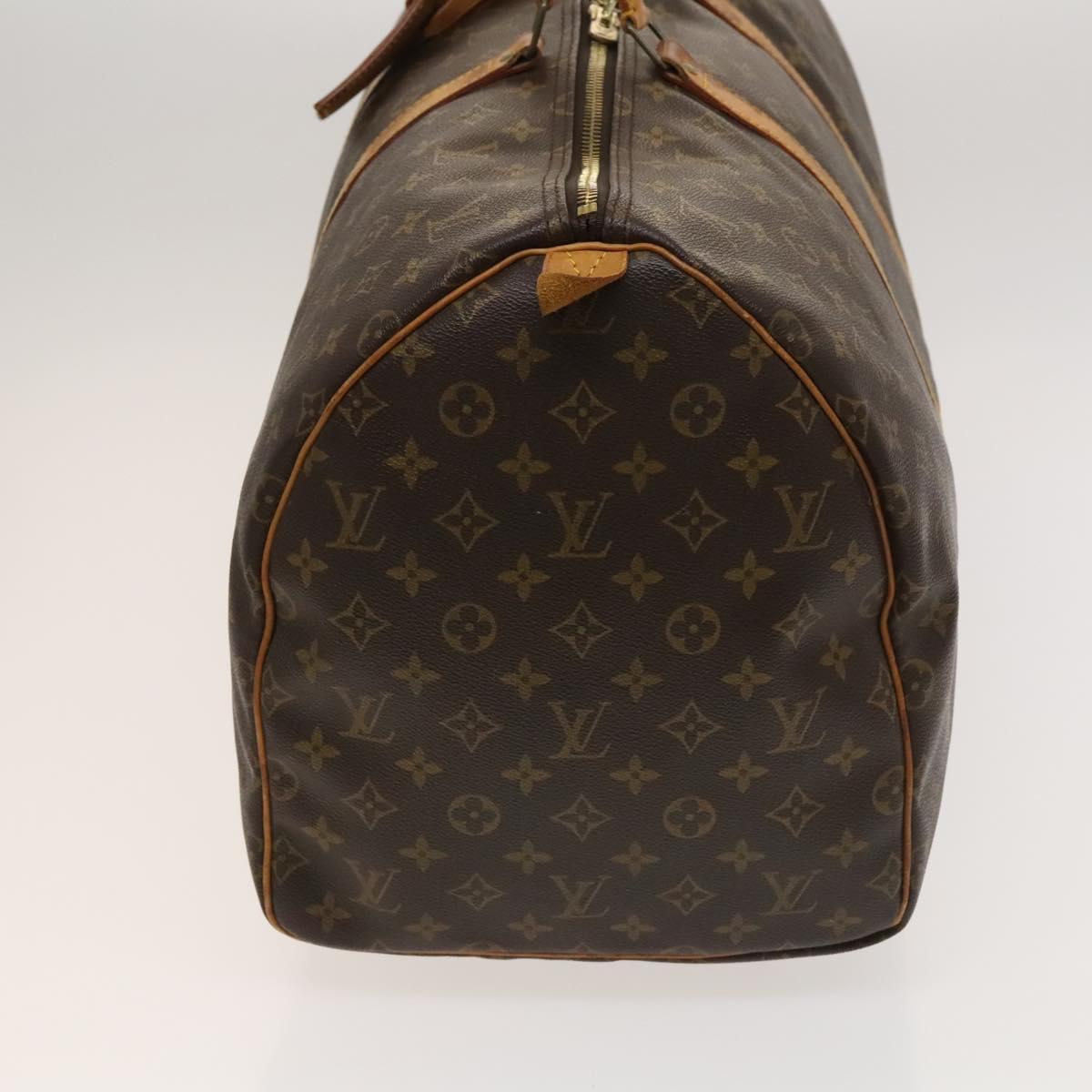 LOUIS VUITTON Monogram Keepall 55 Boston Bag M41424 LV Auth 121191