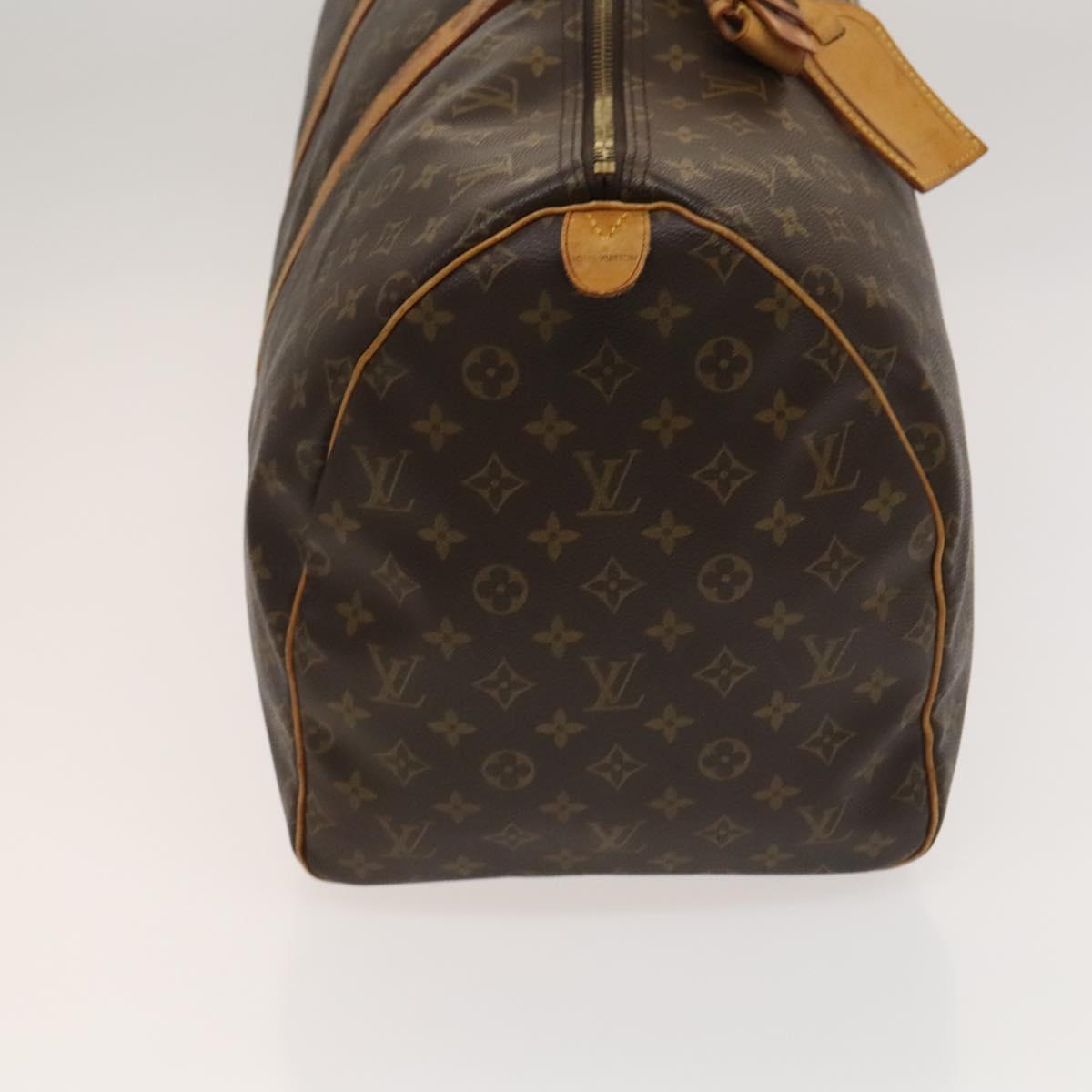 LOUIS VUITTON Monogram Keepall 55 Boston Bag M41424 LV Auth 121191