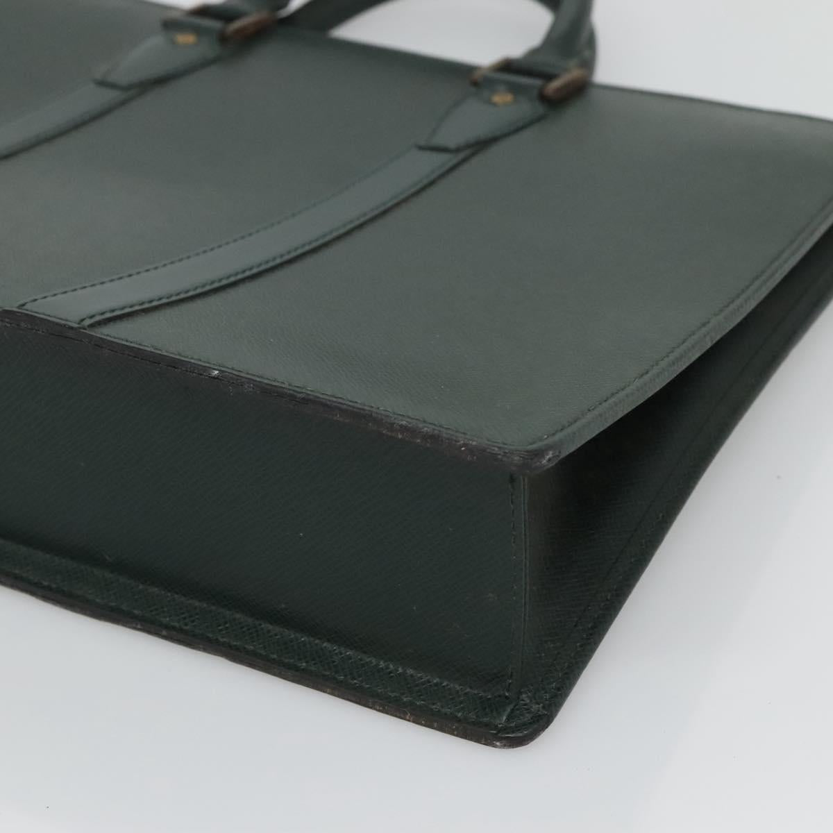 LOUIS VUITTON Taiga Porte Documents Rozan Bag Ardoise M30052 LV Auth 121200