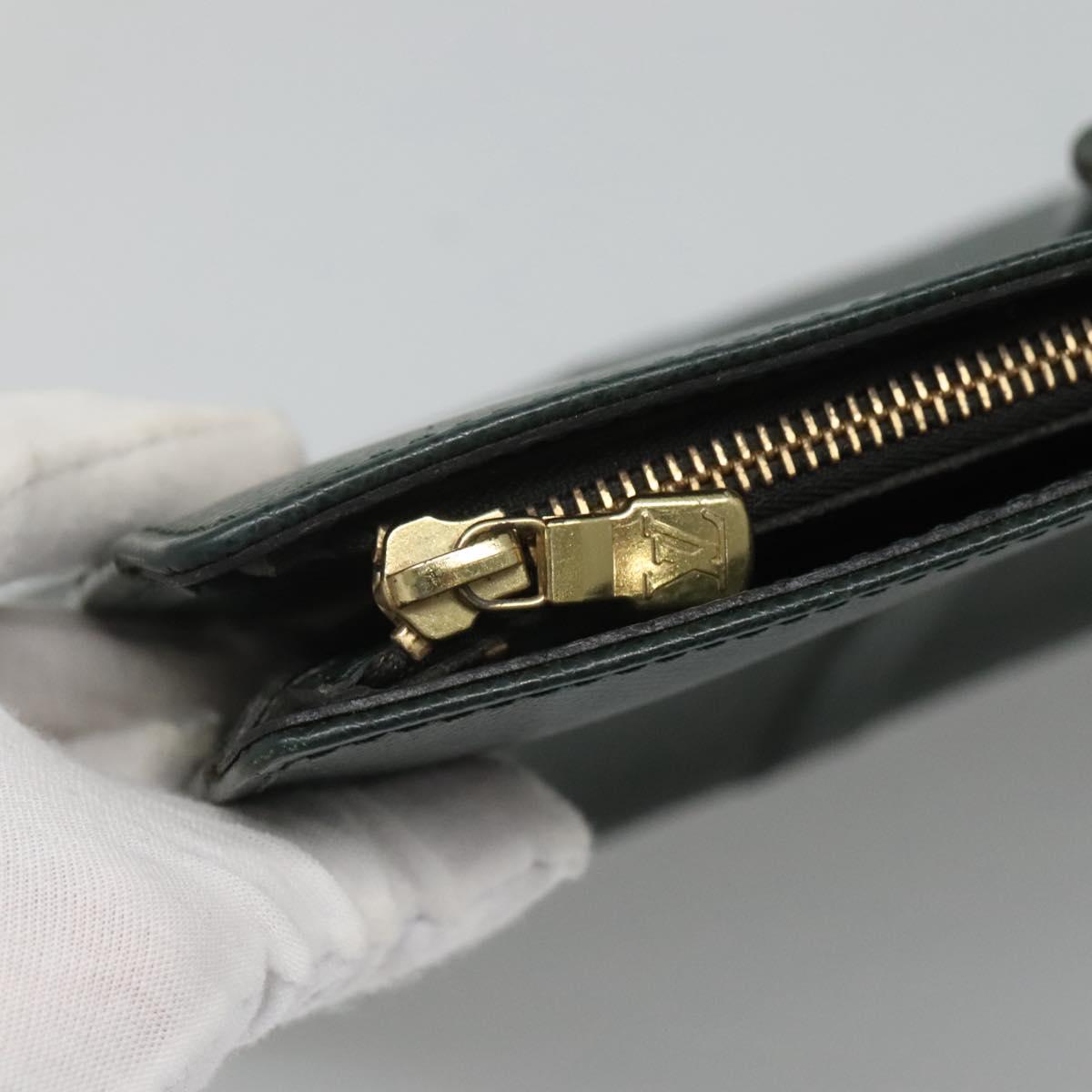 LOUIS VUITTON Taiga Porte Documents Rozan Bag Ardoise M30052 LV Auth 121200