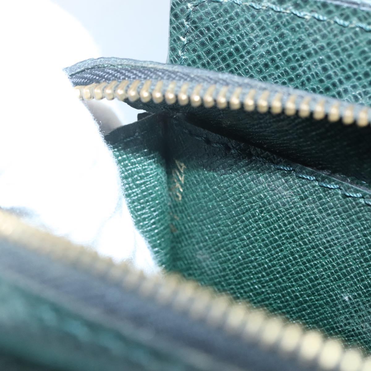 LOUIS VUITTON Taiga Porte Documents Rozan Bag Ardoise M30052 LV Auth 121200