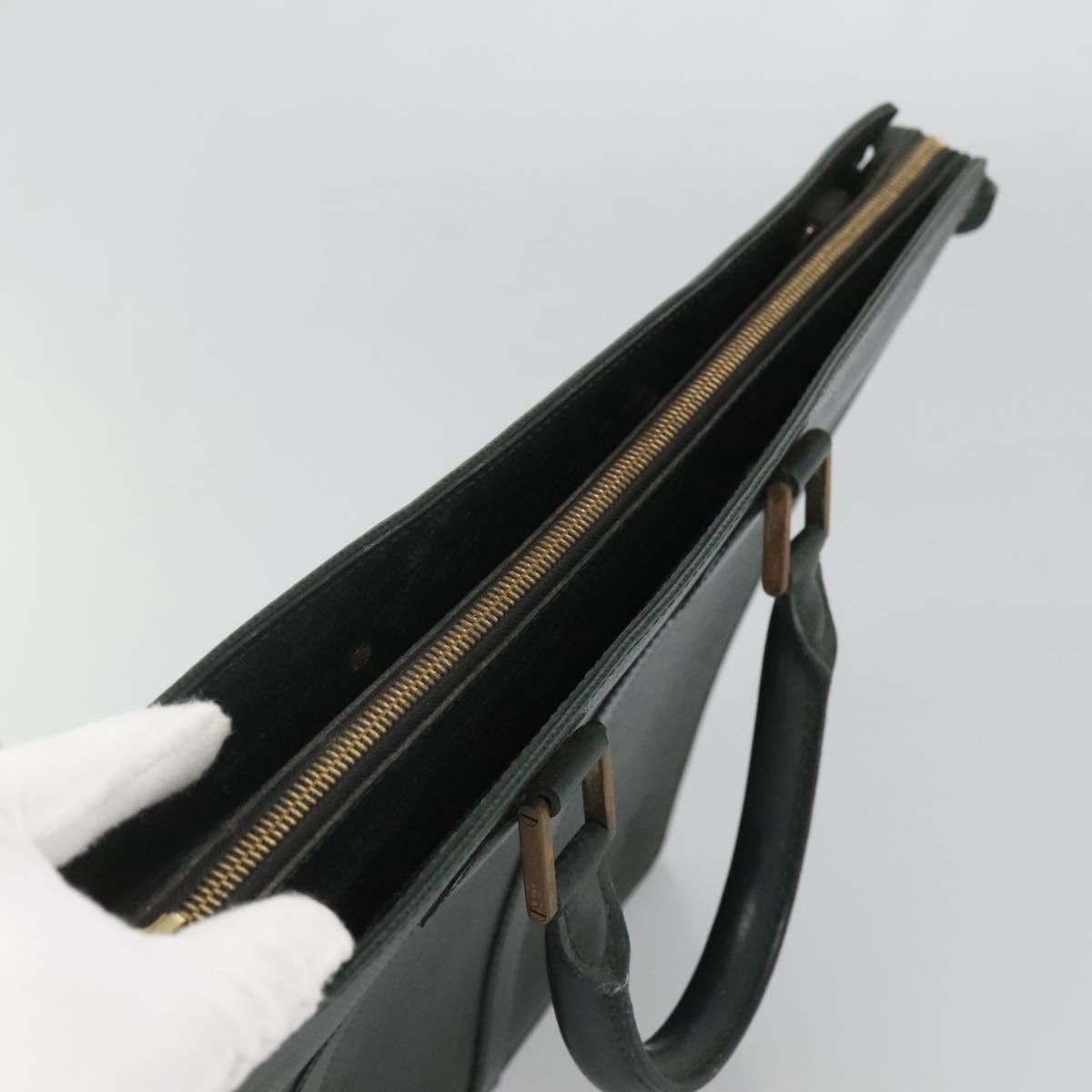 LOUIS VUITTON Taiga Porte Documents Rozan Bag Ardoise M30052 LV Auth 121200