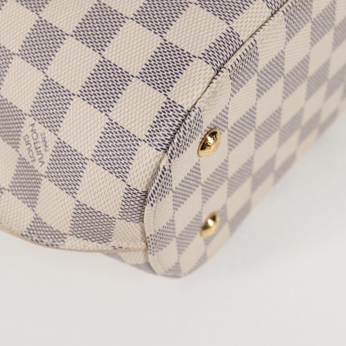 LOUIS VUITTON Damier Azur Giroratta Hand Bag N41579 LV Auth 121229M