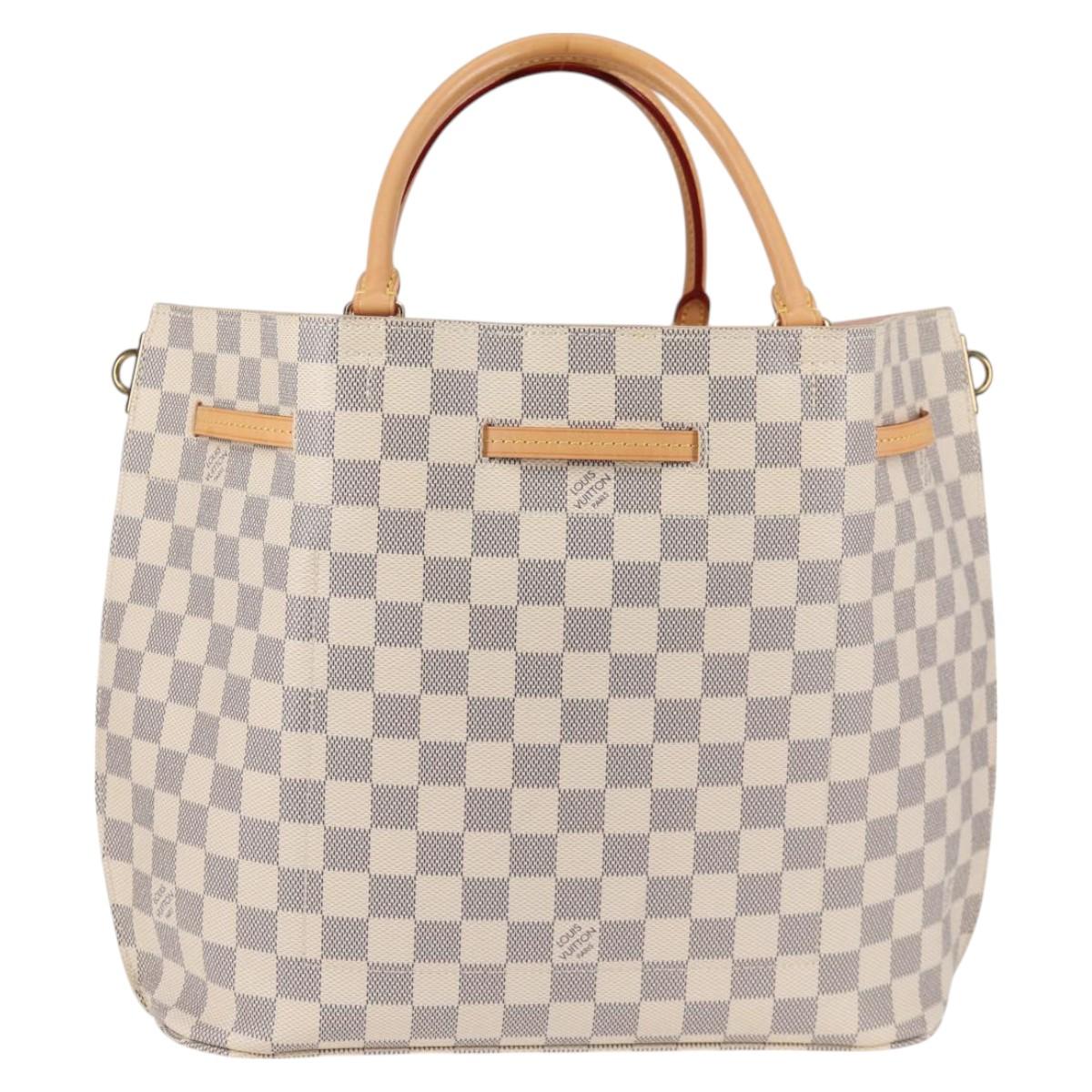 LOUIS VUITTON Damier Azur Giroratta Hand Bag N41579 LV Auth 121229M