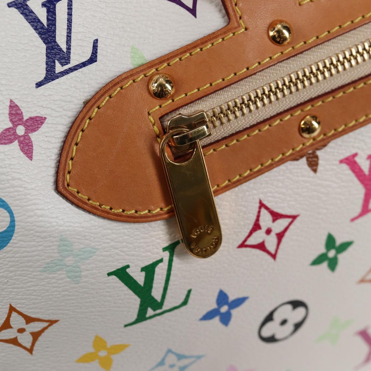 LOUIS VUITTON Monogram Multicolor Rita Bag 2way White M40125 LV Auth 121279V