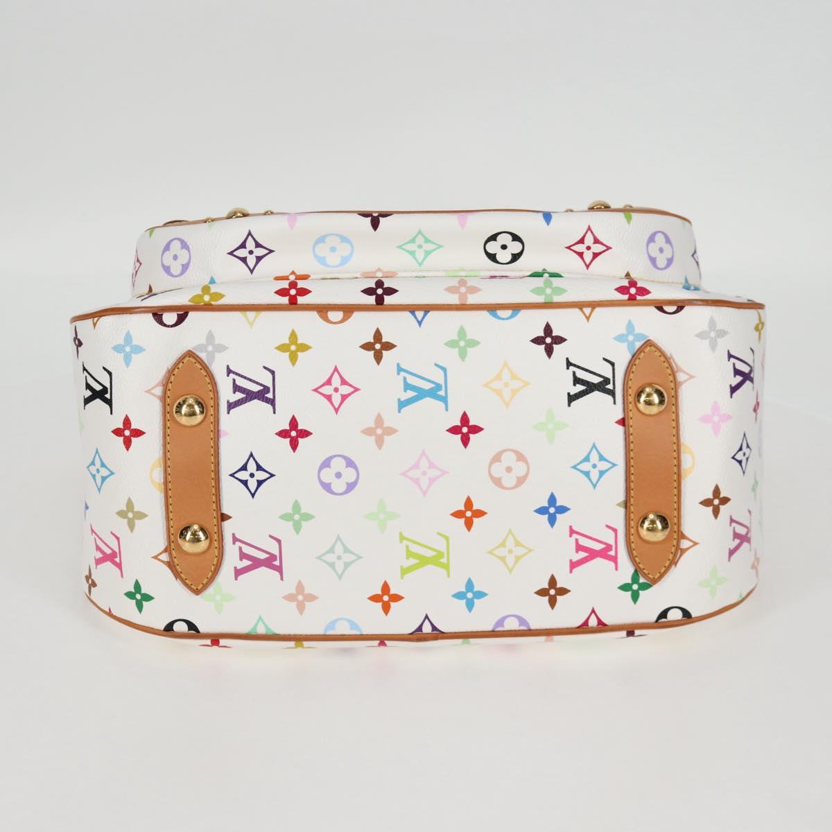 LOUIS VUITTON Monogram Multicolor Rita Bag 2way White M40125 LV Auth 121279V
