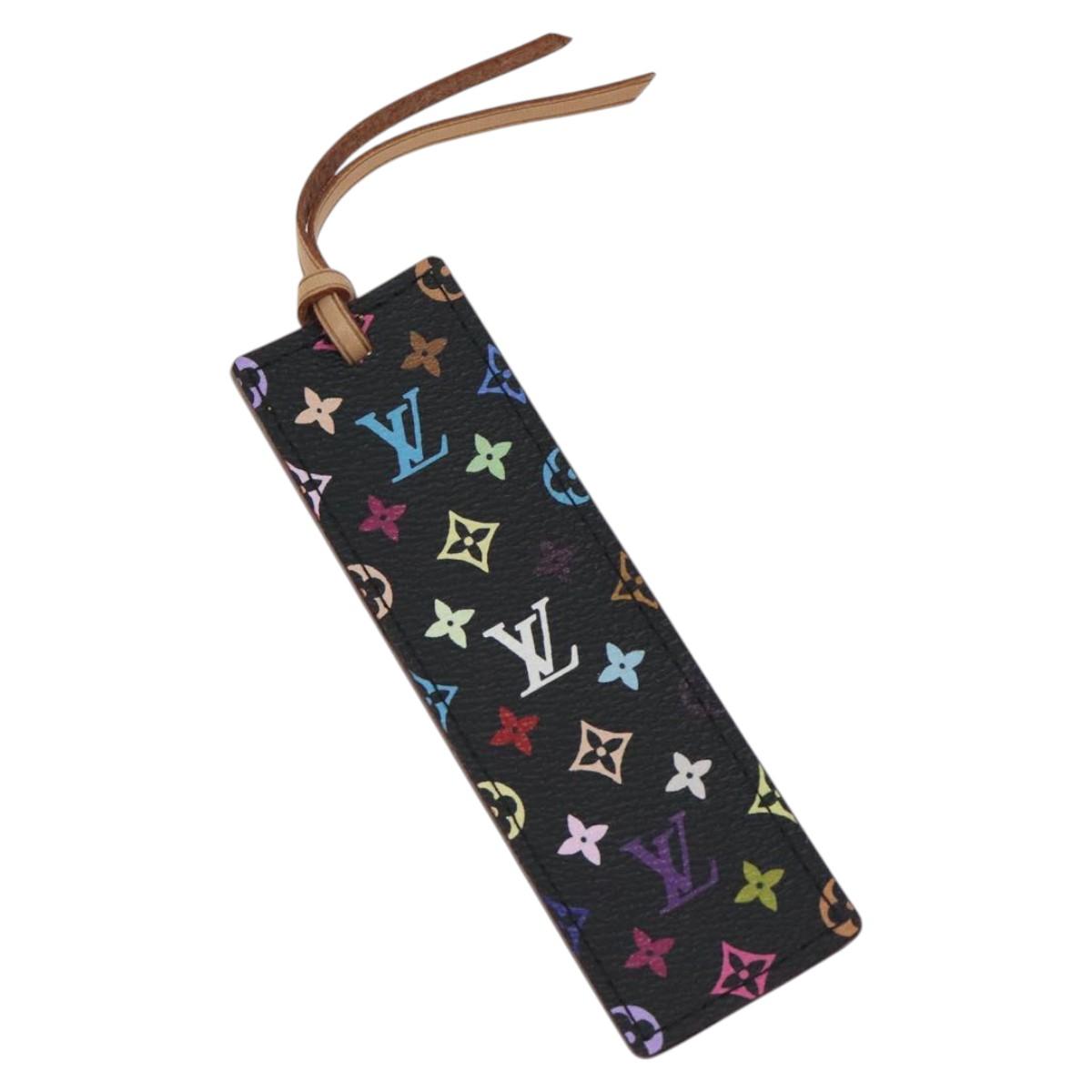 LOUIS VUITTON Monogram Multicolor Mark Page Kadu Bookmark M99197 LV Auth 121284V