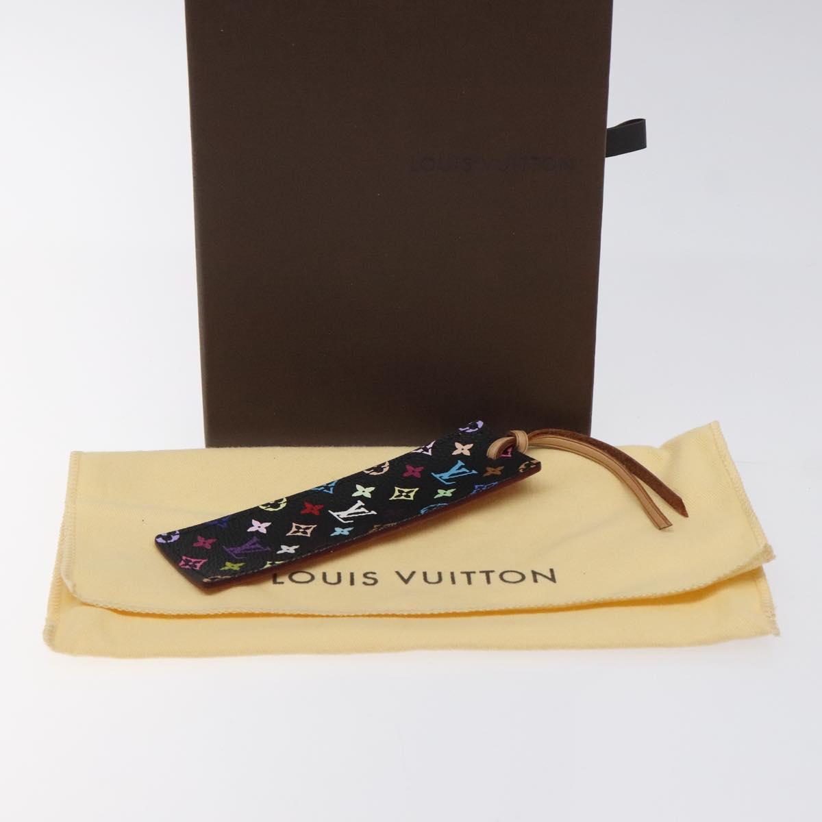 LOUIS VUITTON Monogram Multicolor Mark Page Kadu Bookmark M99197 LV Auth 121284V