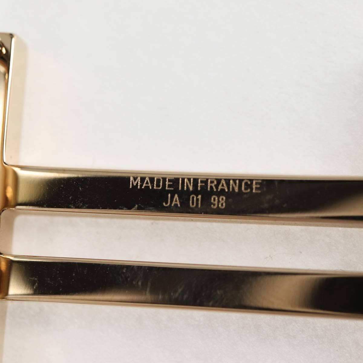 HERMES Constance Belt Leather 48"" Wine Red Auth 121287M