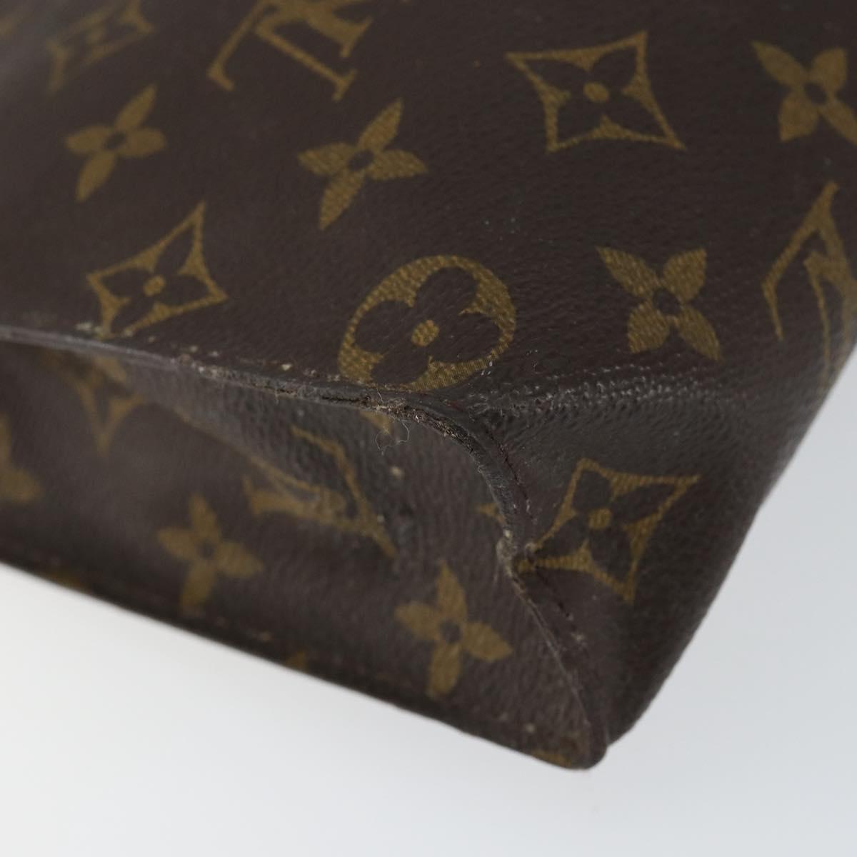 LOUIS VUITTON Monogram Poche Toilette 26 Pouch M47542 LV Auth 121315