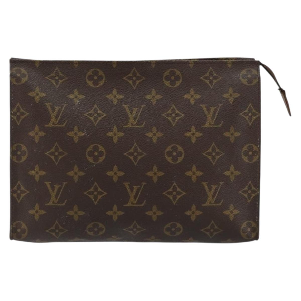 LOUIS VUITTON Monogram Poche Toilette 26 Pouch M47542 LV Auth 121315