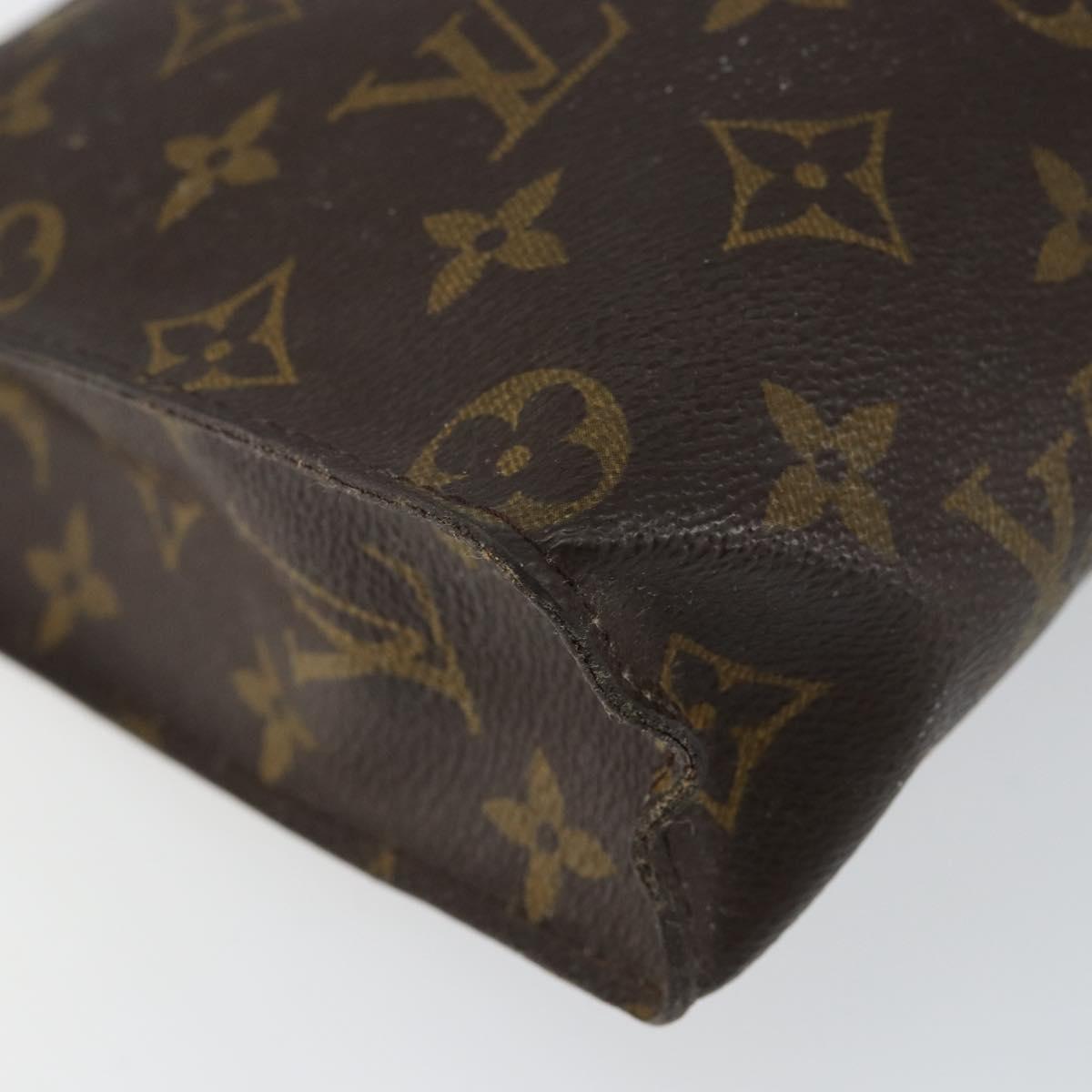 LOUIS VUITTON Monogram Poche Toilette 26 Pouch M47542 LV Auth 121315
