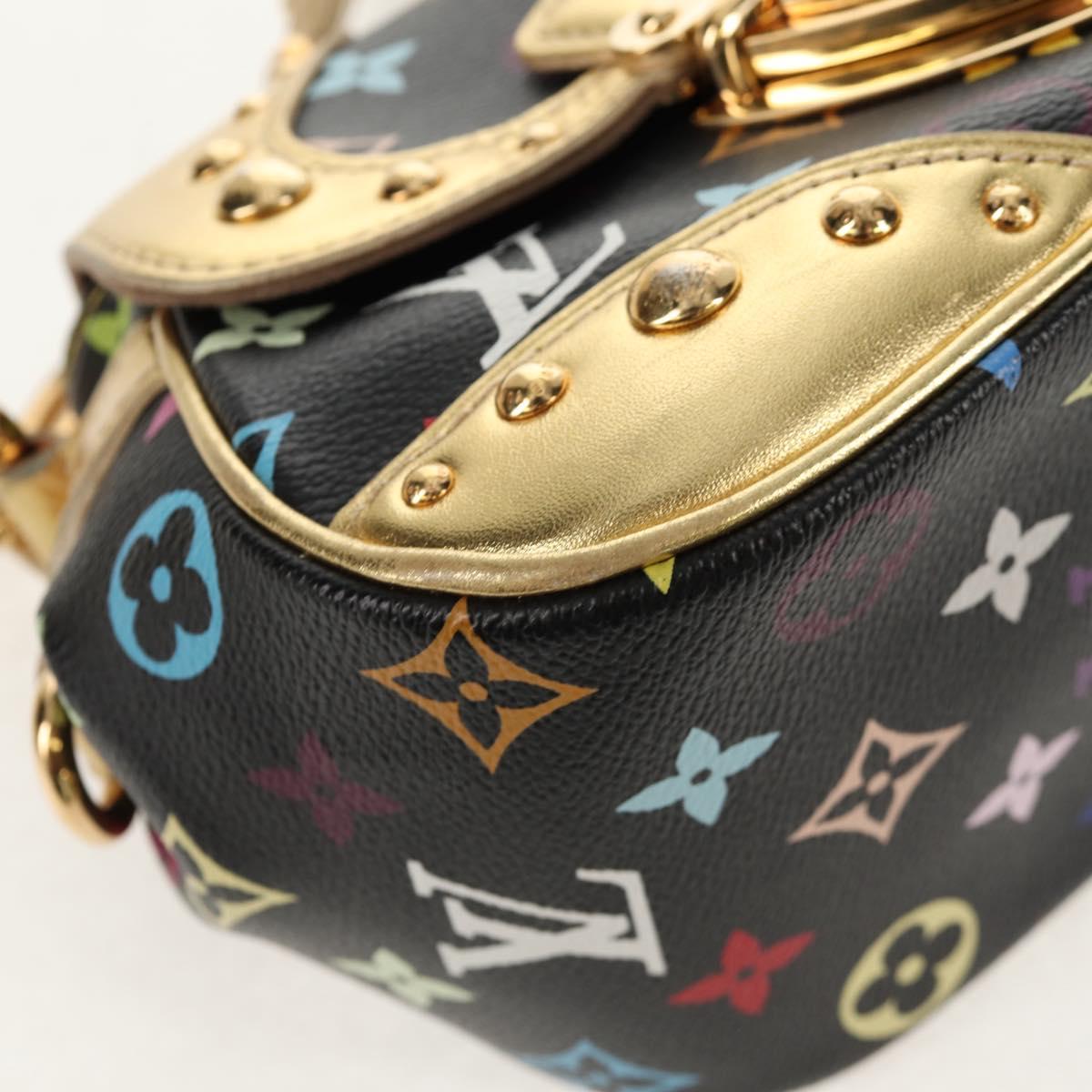 LOUIS VUITTON Monogram Multicolor Marilyn Shoulder Bag Black M40207 Auth 121326SAM