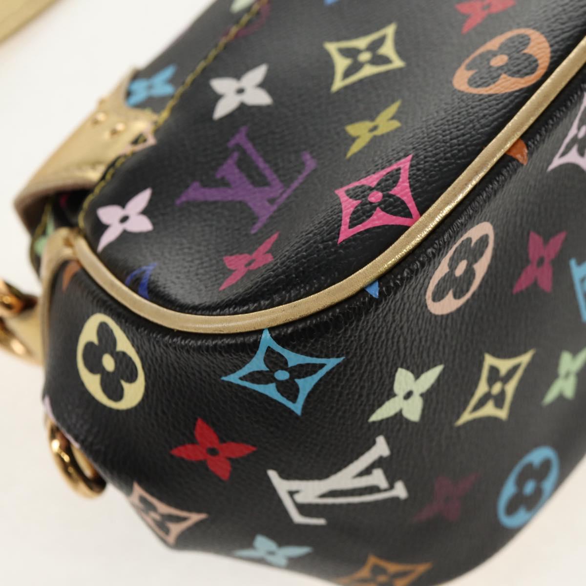 LOUIS VUITTON Monogram Multicolor Marilyn Shoulder Bag Black M40207 Auth 121326SAM
