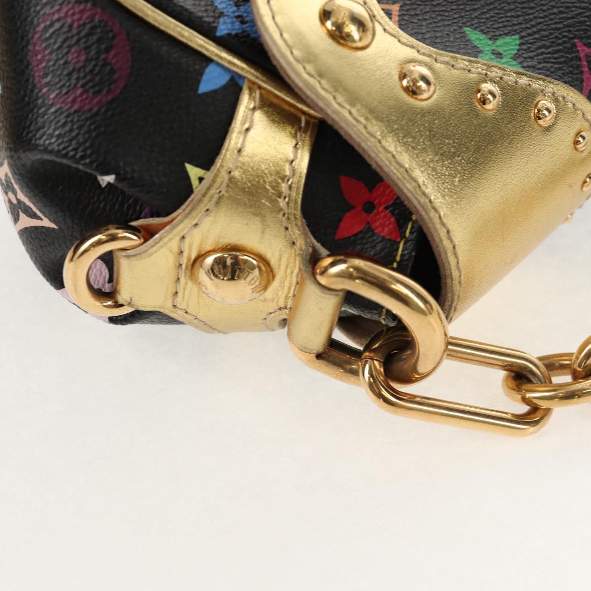 LOUIS VUITTON Monogram Multicolor Marilyn Shoulder Bag Black M40207 Auth 121326SAM