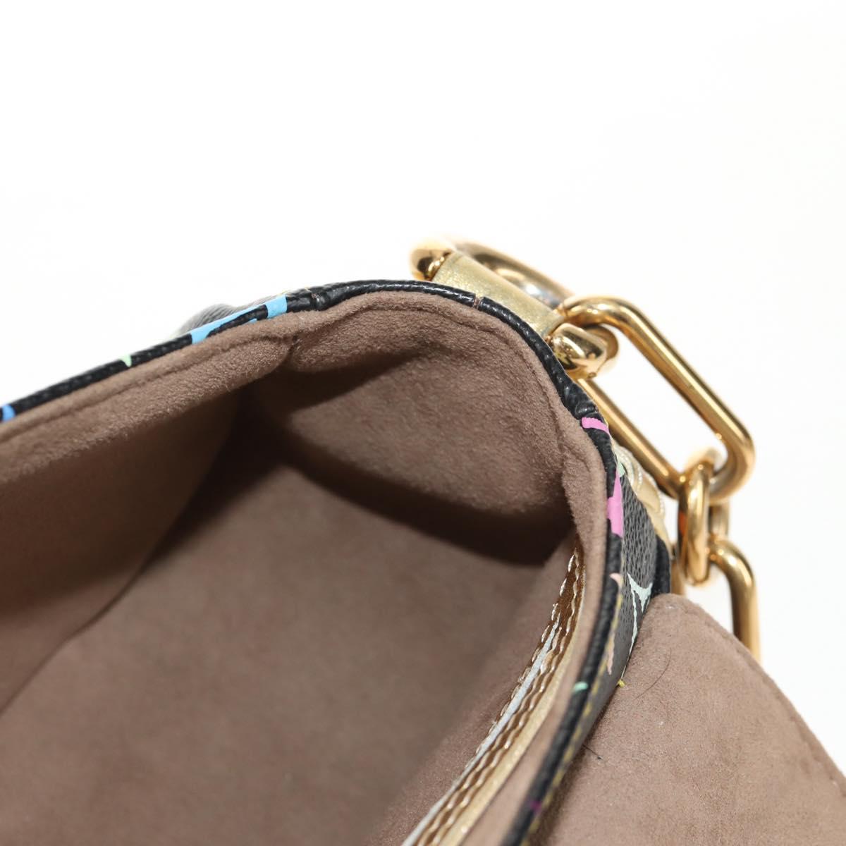 LOUIS VUITTON Monogram Multicolor Marilyn Shoulder Bag Black M40207 Auth 121326M