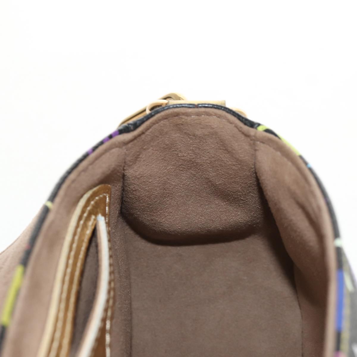 LOUIS VUITTON Monogram Multicolor Marilyn Shoulder Bag Black M40207 Auth 121326M