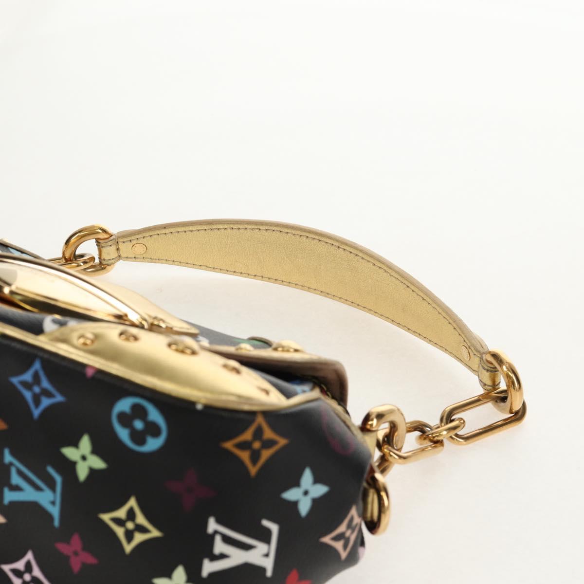 LOUIS VUITTON Monogram Multicolor Marilyn Shoulder Bag Black M40207 Auth 121326M