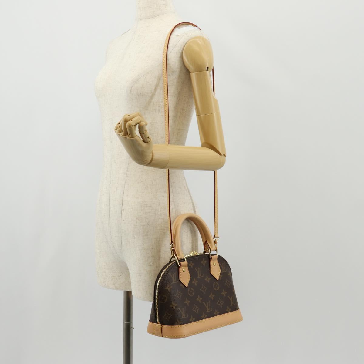 LOUIS VUITTON Monogram Alma BB Hand Bag 2way M53152 LV Auth 121327M