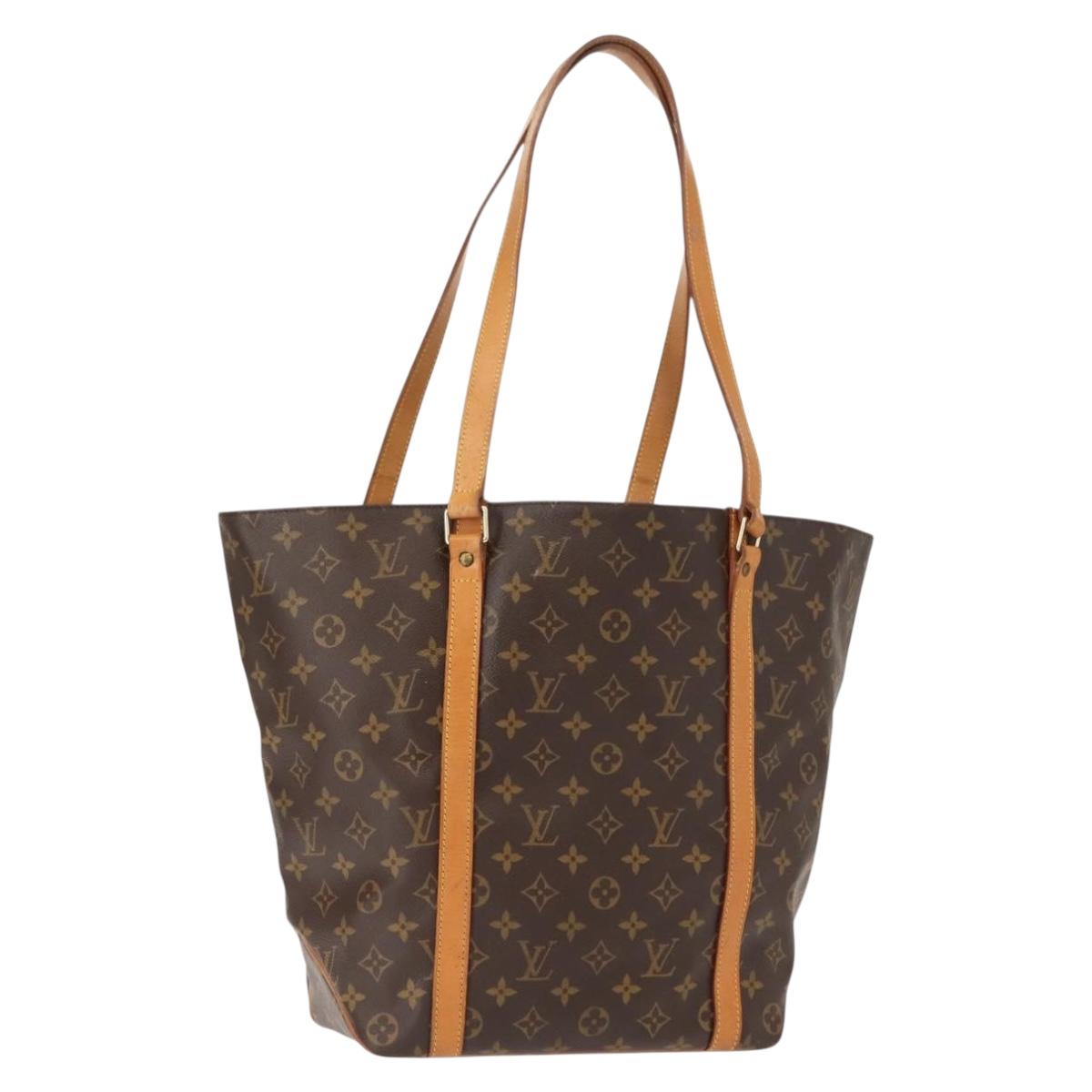 LOUIS VUITTON Monogram Sac Shopping Tote Bag M51108 LV Auth 121334