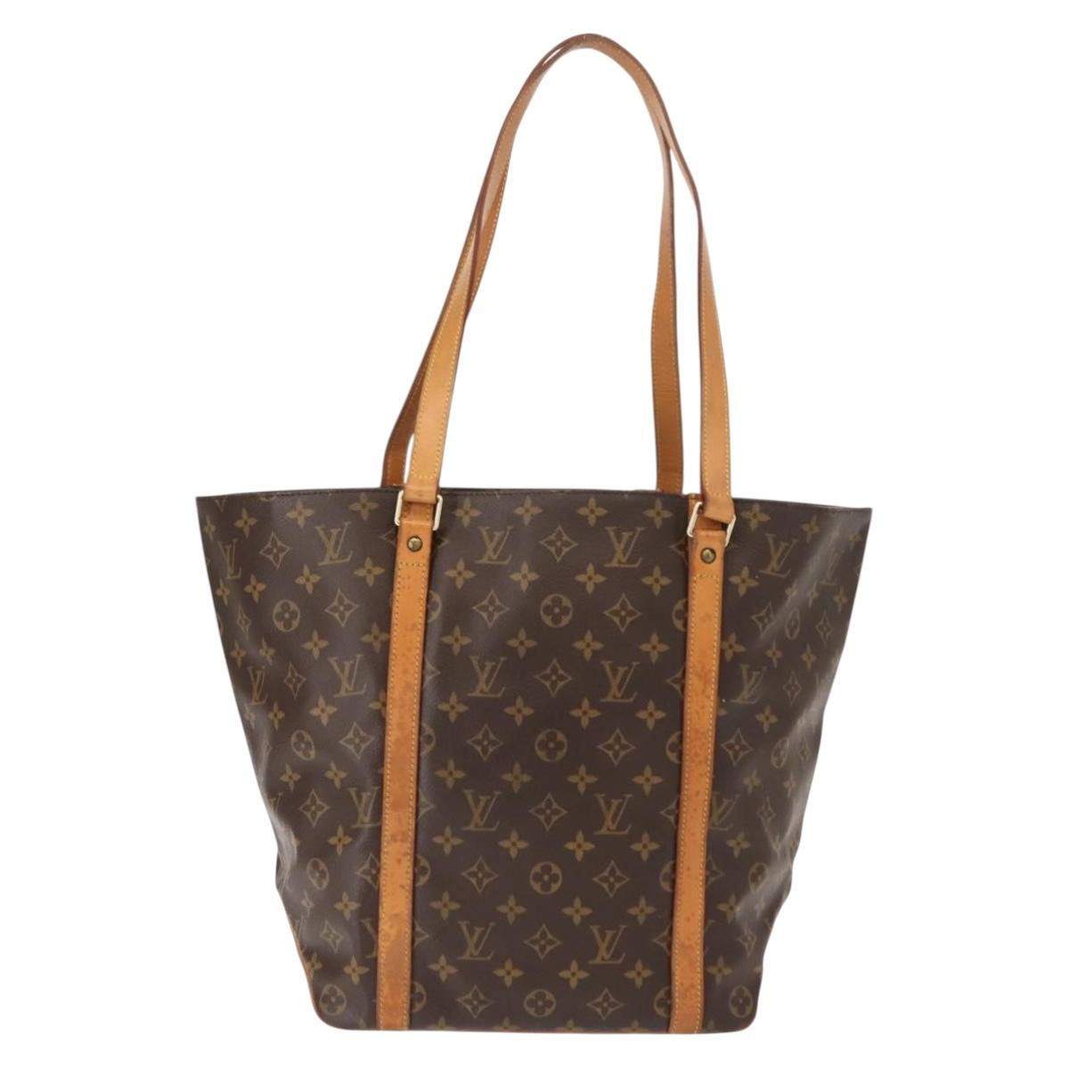 LOUIS VUITTON Monogram Sac Shopping Tote Bag M51108 LV Auth 121334
