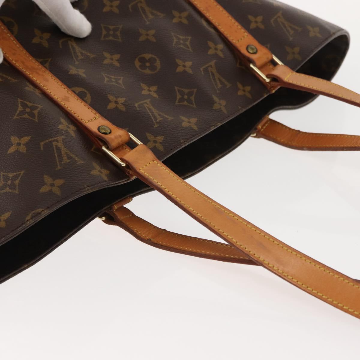 LOUIS VUITTON Monogram Sac Shopping Tote Bag M51108 LV Auth 121334