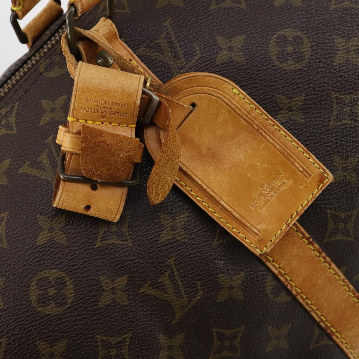 LOUIS VUITTON Monogram Keepall 50 Boston Bag M41426 LV Auth 121339
