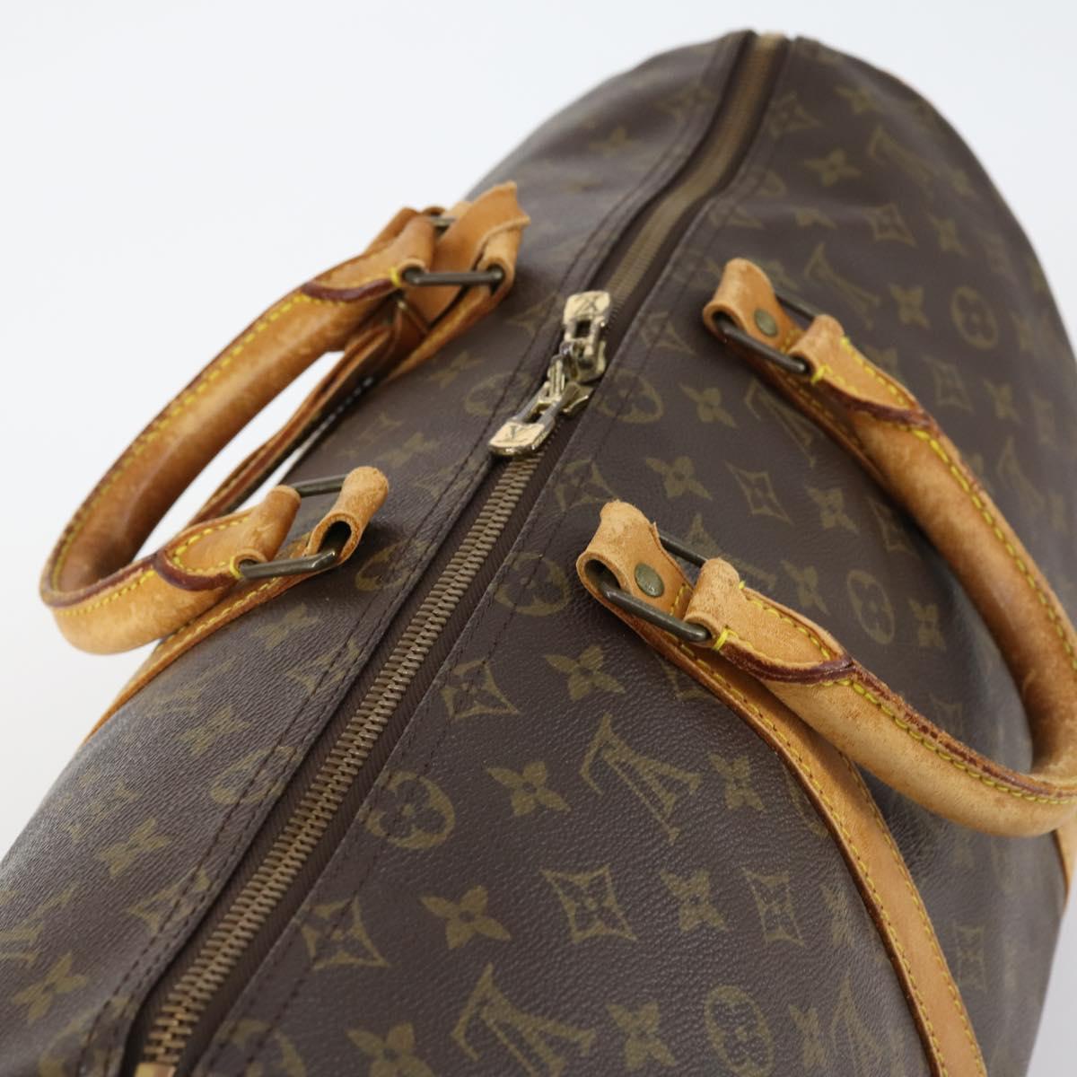 LOUIS VUITTON Monogram Keepall 50 Boston Bag M41426 LV Auth 121339