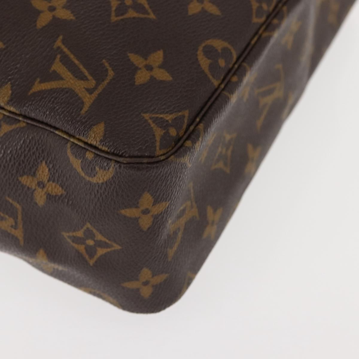 LOUIS VUITTON Monogram Trousse Toilette 28 Clutch Bag M47522 LV Auth 121351