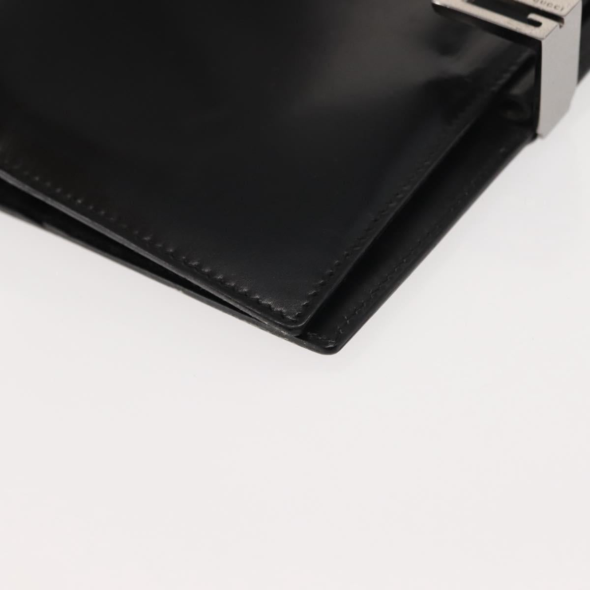 GUCCI Day Planner Cover Leather Black 031 2149 1015 Auth 121374