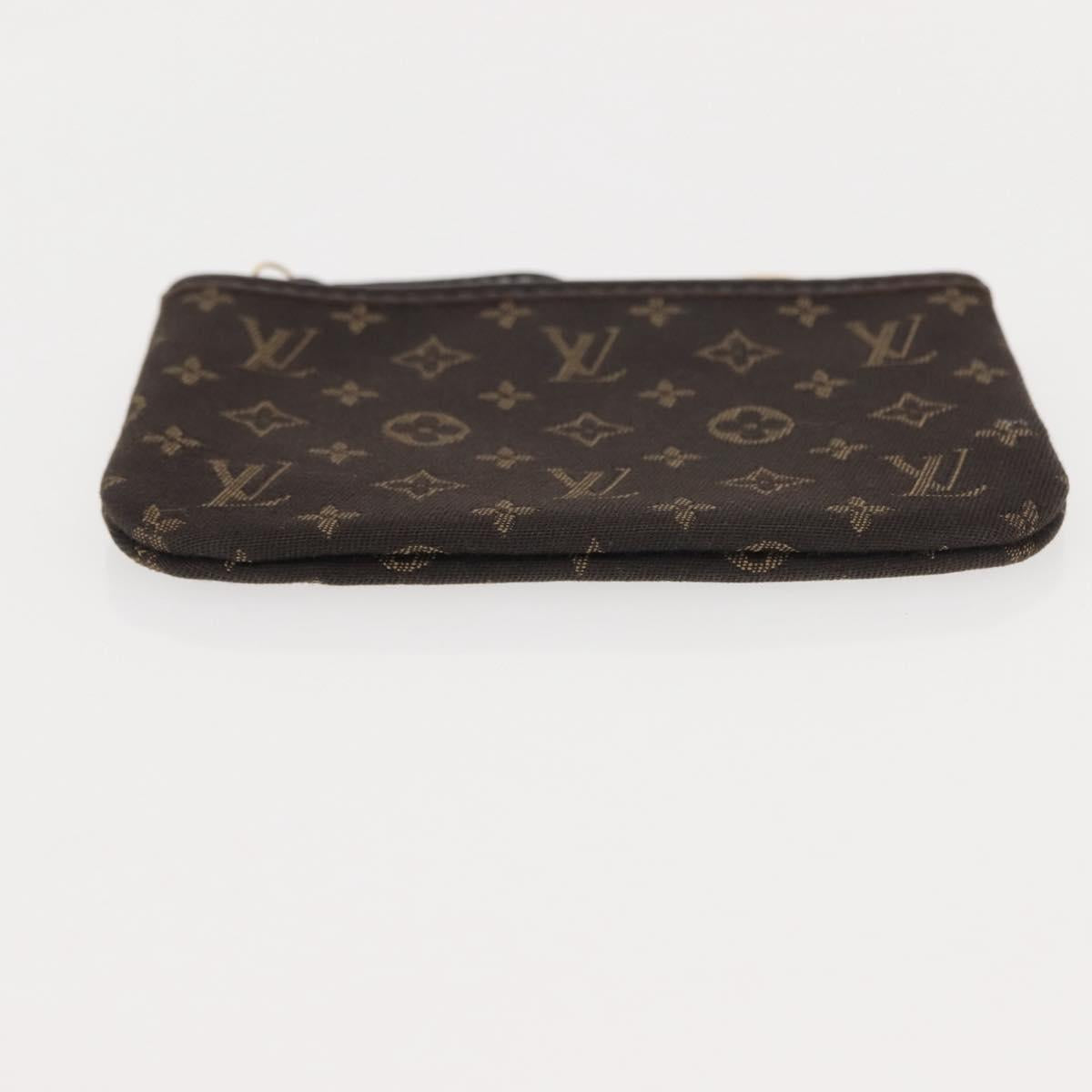 LOUIS VUITTON Monogram Idylle Pochette Cles Coin Purse Fuzan M62994 Auth 121382V