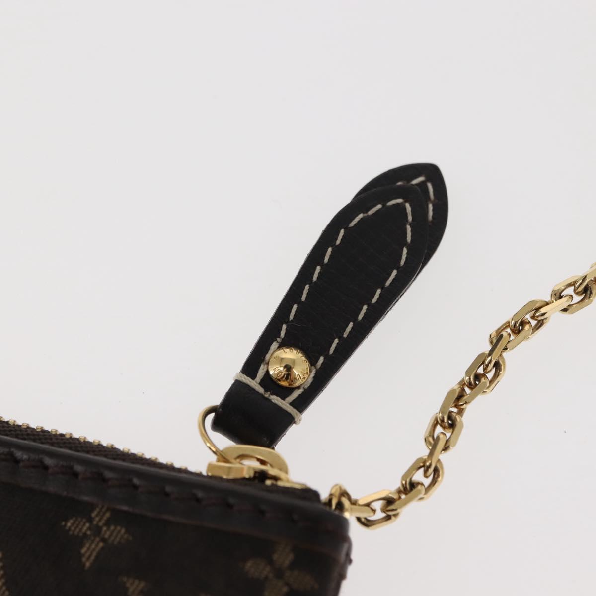 LOUIS VUITTON Monogram Idylle Pochette Cles Coin Purse Fuzan M62994 Auth 121382V