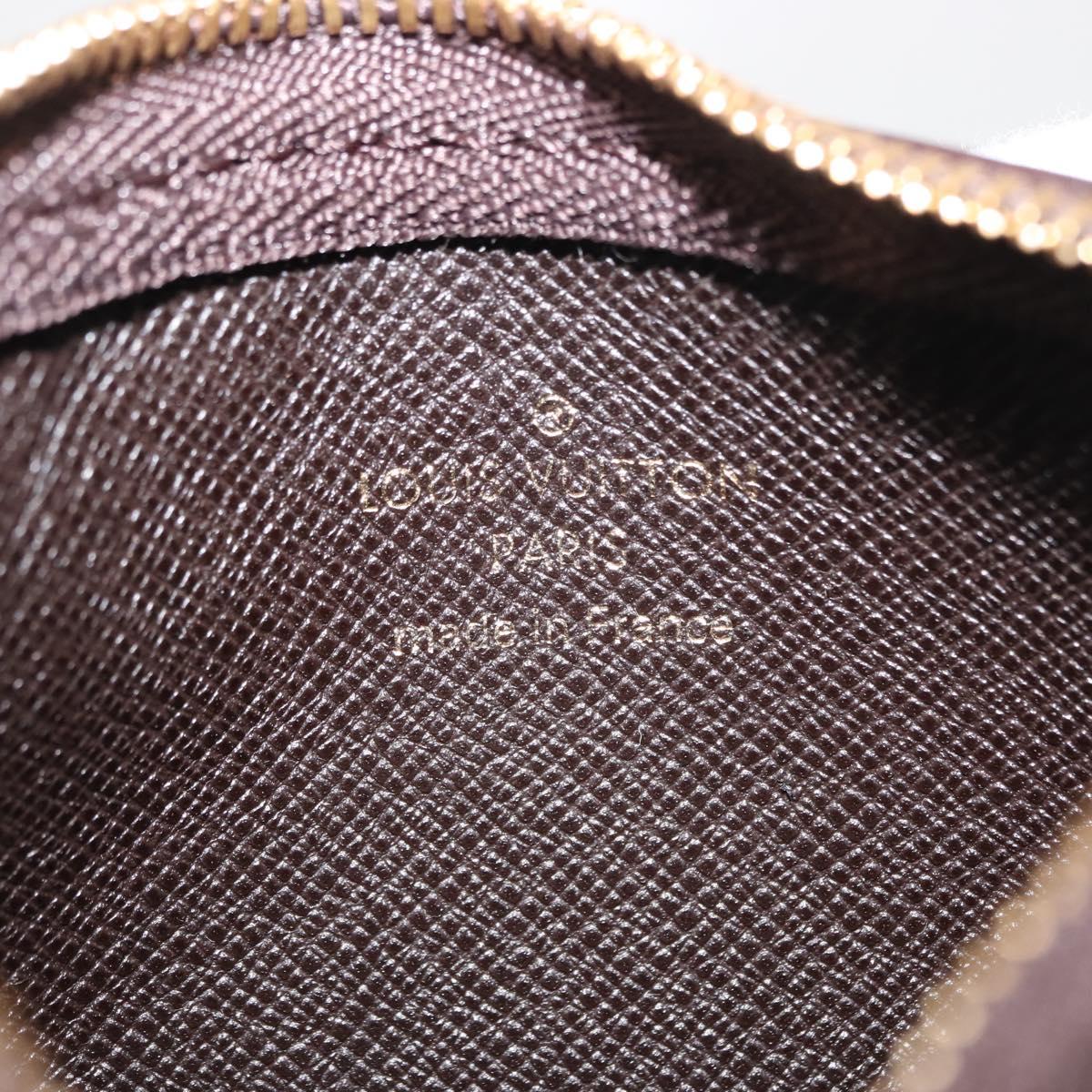 LOUIS VUITTON Monogram Idylle Pochette Cles Coin Purse Fuzan M62994 Auth 121382V