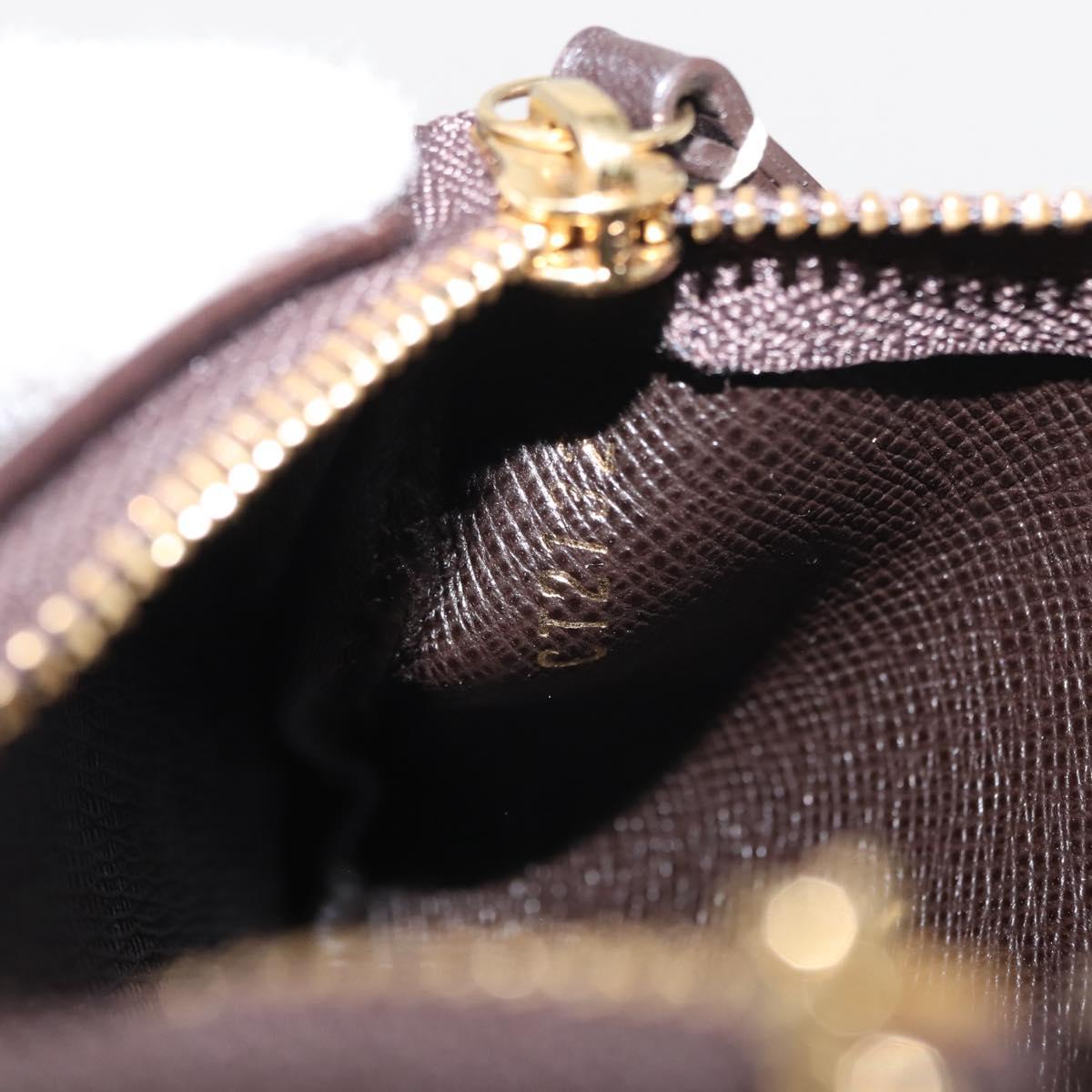 LOUIS VUITTON Monogram Idylle Pochette Cles Coin Purse Fuzan M62994 Auth 121382V