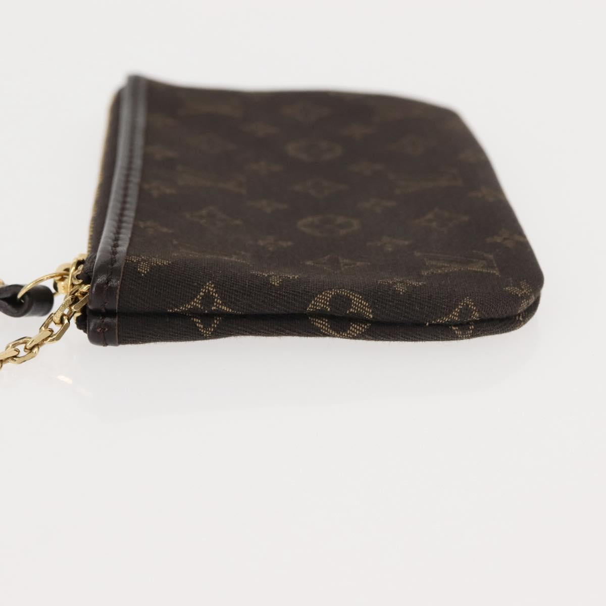LOUIS VUITTON Monogram Idylle Pochette Cles Coin Purse Fuzan M62994 Auth 121382V