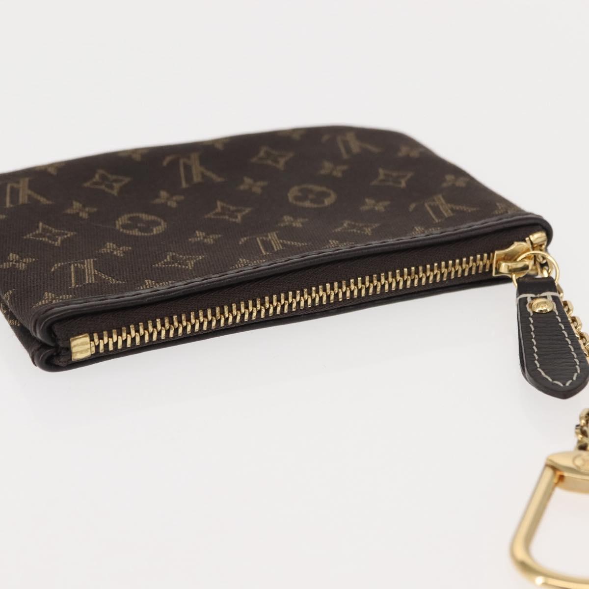 LOUIS VUITTON Monogram Idylle Pochette Cles Coin Purse Fuzan M62994 Auth 121382V