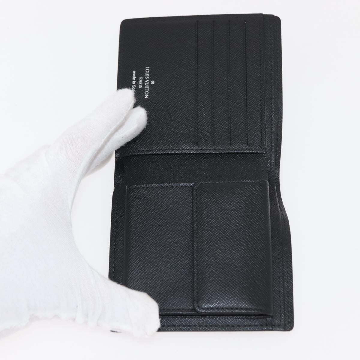 LOUIS VUITTON Damier Graphite PortefeuilleMarco Bifold N62664 LV Auth 121385V