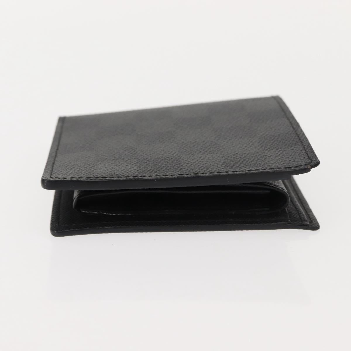 LOUIS VUITTON Damier Graphite PortefeuilleMarco Bifold N62664 LV Auth 121385V