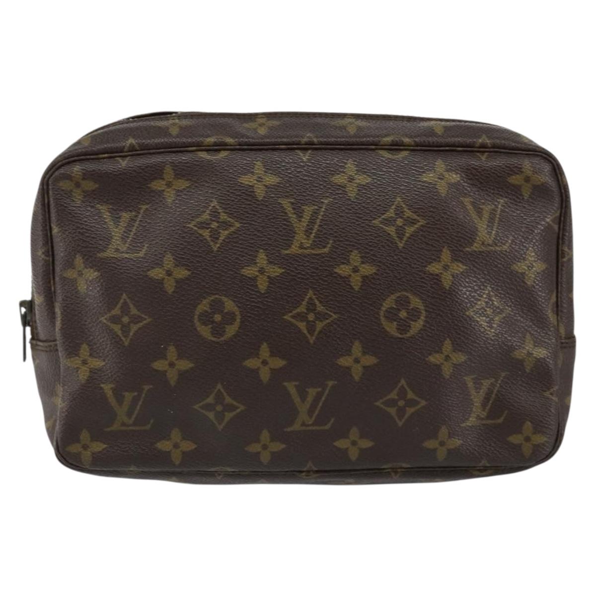 LOUIS VUITTON Monogram Trousse Toilette 23 Clutch Bag M47524 LV Auth 121389