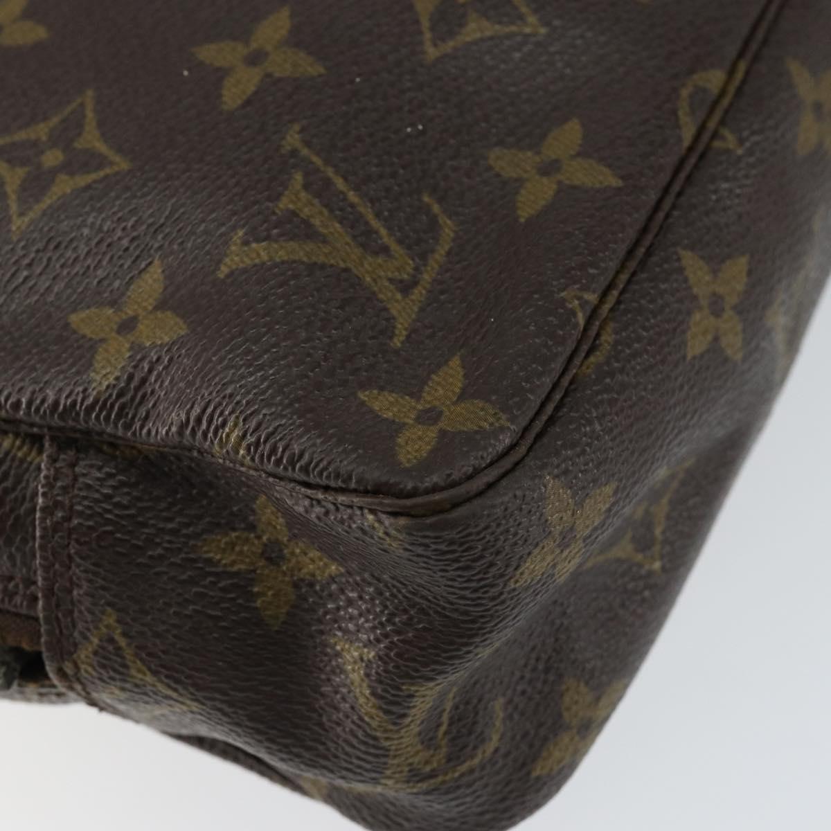 LOUIS VUITTON Monogram Trousse Toilette 23 Clutch Bag M47524 LV Auth 121389