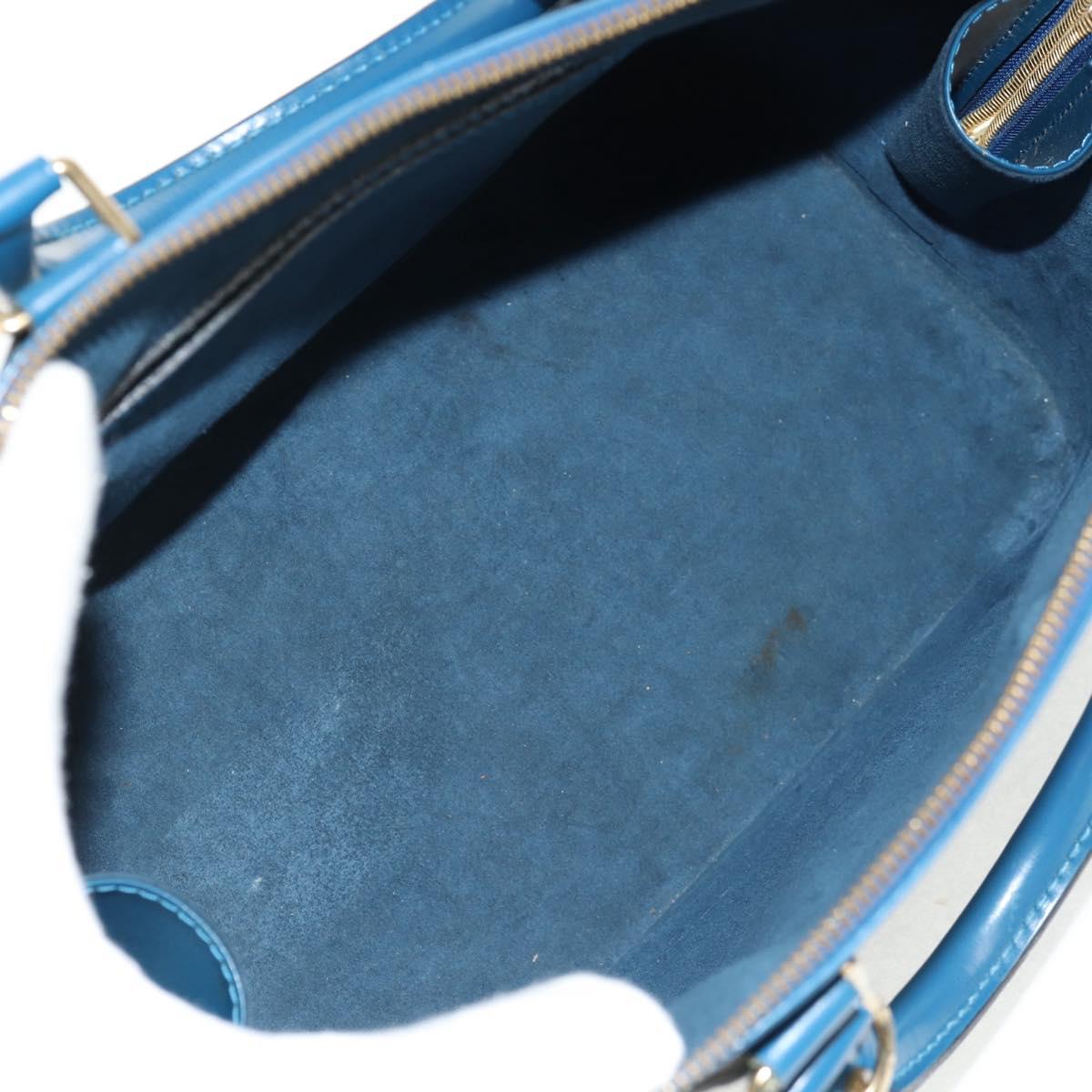 LOUIS VUITTON Epi Alma Hand Bag Toledo Blue M52145 LV Auth 121391V