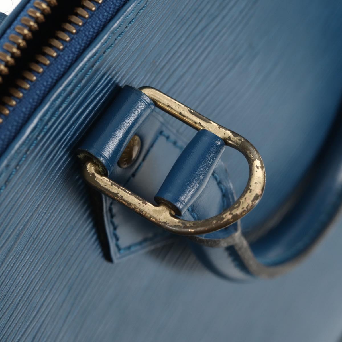 LOUIS VUITTON Epi Alma Hand Bag Toledo Blue M52145 LV Auth 121391V