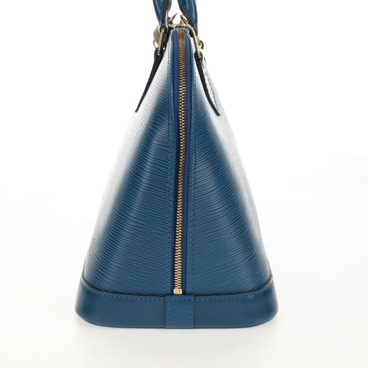 LOUIS VUITTON Epi Alma Hand Bag Toledo Blue M52145 LV Auth 121391V