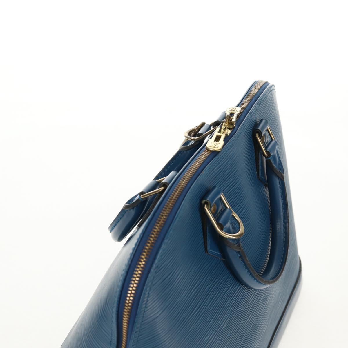 LOUIS VUITTON Epi Alma Hand Bag Toledo Blue M52145 LV Auth 121391V