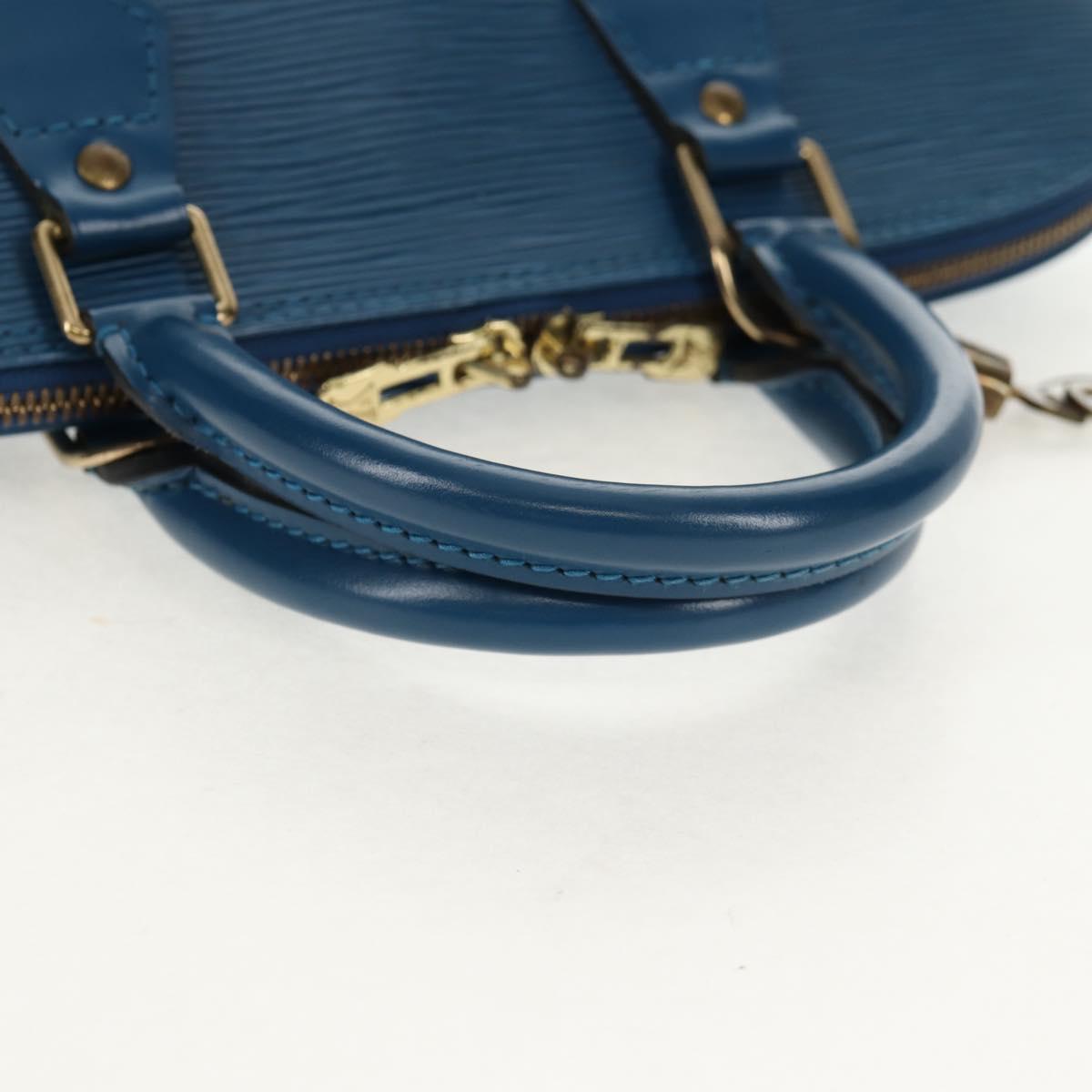 LOUIS VUITTON Epi Alma Hand Bag Toledo Blue M52145 LV Auth 121391V