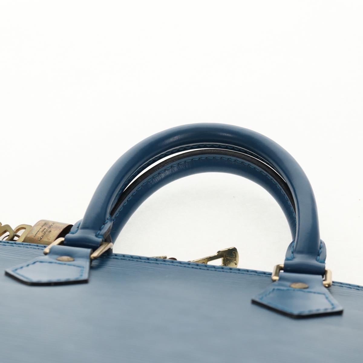 LOUIS VUITTON Epi Alma Hand Bag Toledo Blue M52145 LV Auth 121391V
